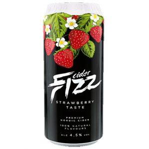 פיזז סיידר בטעם תות פחית Fizz Cider Strawberry Can